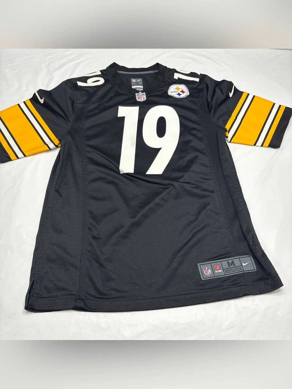 Nike On Field Juju Smith-Schuster #19 Pittsburgh Steelers Jersey Men’s Medium